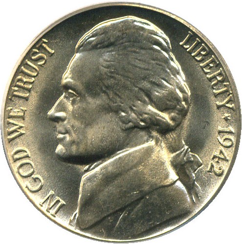 image for: 1942-D 5c PCGS MS66 FS