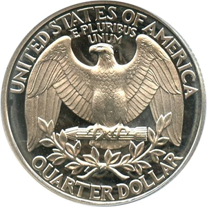 image for: 1996-S 25c PCGS Proof 69 DCameo (Silver)