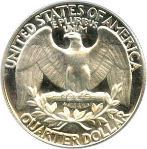 image for: 1957 25c PCGS Proof 67 DCameo