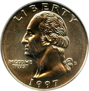 image for: 1997-D 25c PCGS MS66