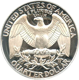 image for: 1993-S 25c PCGS Proof 69 DCameo (Silver)