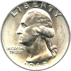 image for: 1963-D 25c PCGS MS65