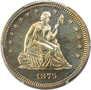 image for: 1879 25c PCGS Proof 62