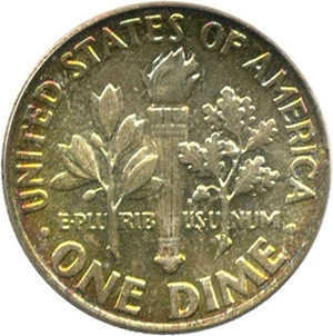 image for: 1962 10c PCGS MS66+ FB * Color *