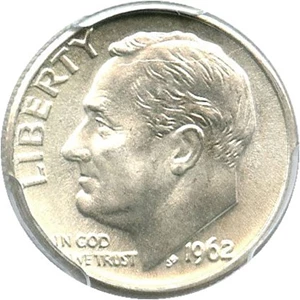 image for: 1962-D 10c PCGS MS67 FB