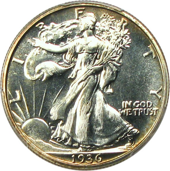 Walking Liberty Half Dollar, Proof 1936–1942 Values & Prices By Issue |  Greysheet