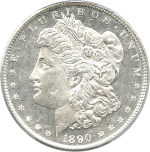 image for: 1890 $1 PCGS MS64 DMPL