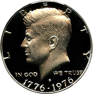 image for: 1976-S 50c PCGS Proof 68 Cameo (Silver)
