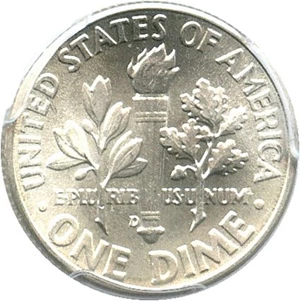 image for: 1962-D 10c PCGS MS67 FB