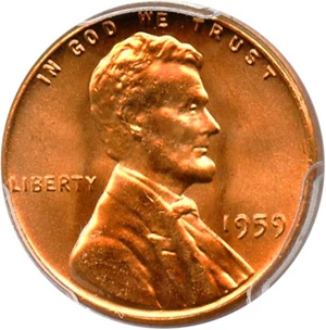 image for: 1959 1c PCGS MS66+ RD