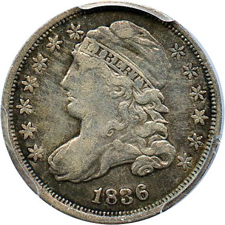 image for: 1836 10c PCGS VF30