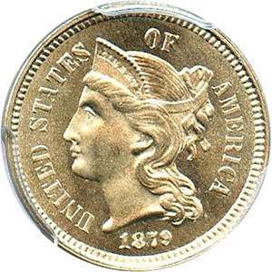 image for: 1879 3cN PCGS MS66