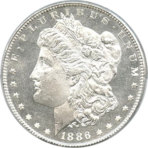 image for: 1886 $1 PCGS MS64+ DMPL