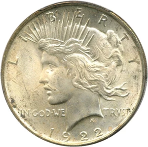 image for: 1922 $1 PCGS/CAC MS64 (Moustache, VAM-12A)