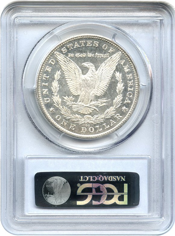 image for: 1880-CC $1 PCGS MS64 DMPL (8/High 7)