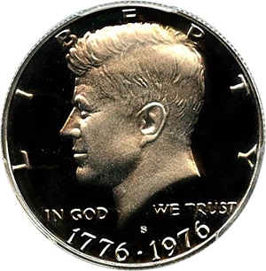 image for: 1976-S 50c PCGS Proof 68 Cameo (Silver)
