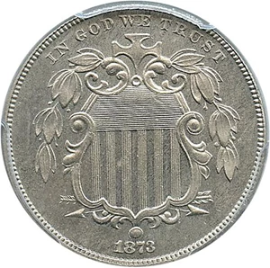 image for: 1873 5c PCGS/CAC Proof 64 (Closed 3)