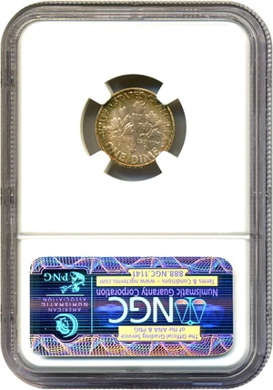 image for: 1957-D 10c NGC MS68 * Color *