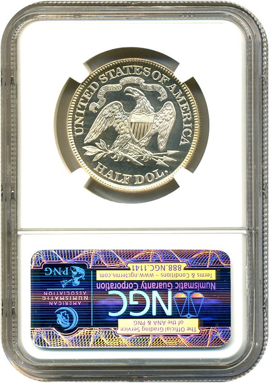 image for: 1882 50c NGC Proof 65 Ultra Cameo