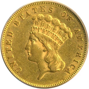 image for: 1859 $3 PCGS/CAC AU53