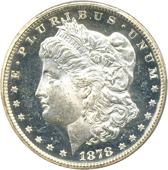 image for: 1878-CC $1 PCGS MS63 DMPL