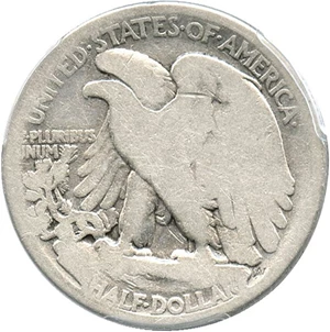 image for: 1917-S 50c PCGS Genuine (Mintmark Obverse)
