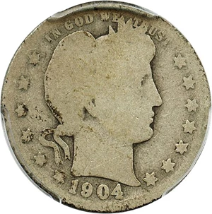 image for: 1904-O 25c PCGS AG-3