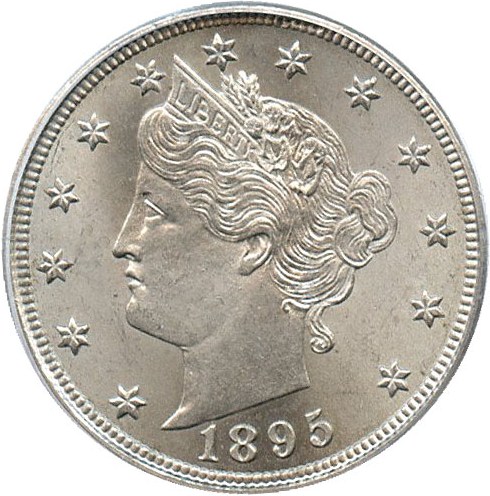 image for: 1895 5c PCGS/CAC MS65 