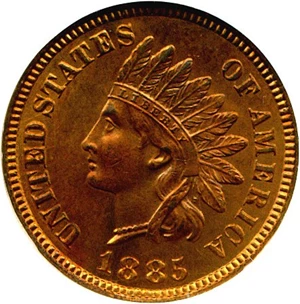 image for: 1885 1c NGC MS65 RD
