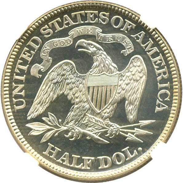 image for: 1882 50c NGC Proof 65 Ultra Cameo