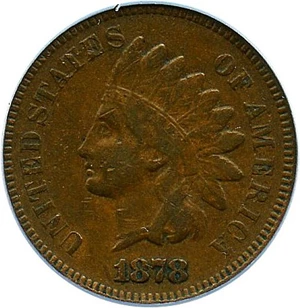 image for: 1878 1c PCGS VF30