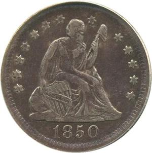 image for: 1850-O 25c ANACS VF30