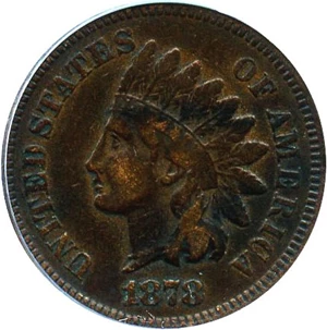 image for: 1878 1c PCGS VF25