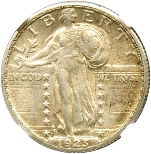 image for: 1923-S 25c NGC AU58 FH * Key Date *