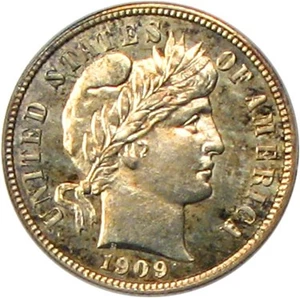 image for: 1909 10c PCGS/CAC MS64