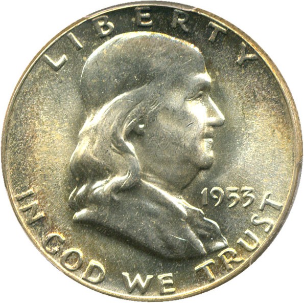 image for: 1953 50c PCGS/CAC MS65 FBL