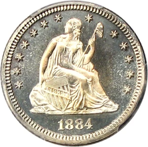 image for: 1884 25c PCGS Proof 66