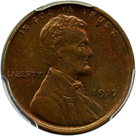 image for: 1917-D 1c PCGS MS64 BN