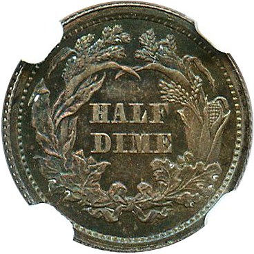 image for: 1863 H10c NGC/CAC Proof 65 * Richly Toned Gem *