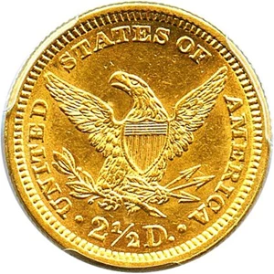 image for: 1886 $2 1/2 PCGS MS61