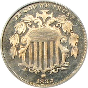 image for: 1882 5c PCGS/CAC Proof 66 Cameo