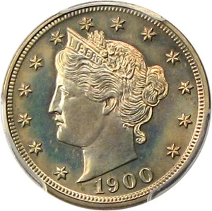 image for: 1900 5c PCGS/CAC Proof 64