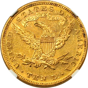image for: 1889 $10 NGC MS60