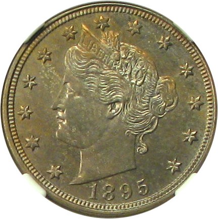 image for: 1895 5c NGC Proof 62