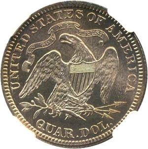 image for: 1881 25c NGC Proof 63
