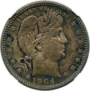 image for: 1904-O 25c NGC MS63