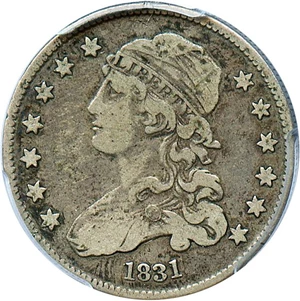 image for: 1831 25c PCGS VF25 (Large Letters)