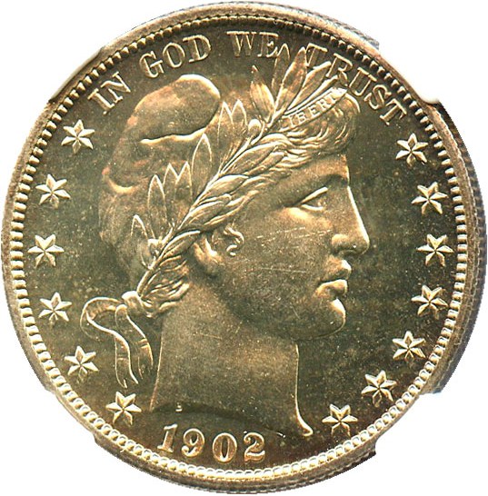 image for: 1902 50c NGC Proof 65+