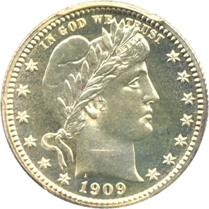 image for: 1909 25c PCGS Proof 65