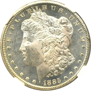 image for: 1885-CC $1 NGC MS63 PL